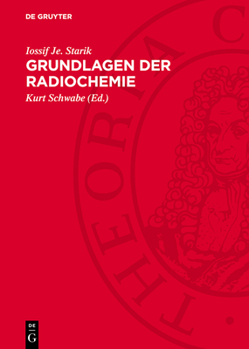 Hardcover Grundlagen der Radiochemie [German] Book