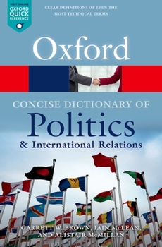 Paperback The Concise Oxford Dictionary of Politics and International Relations Book