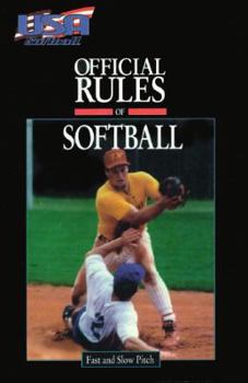 Paperback Official Rules of Softball Book