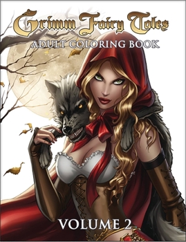 Paperback Grimm Fairy Tales Adult Coloring Book Volume 2 Book