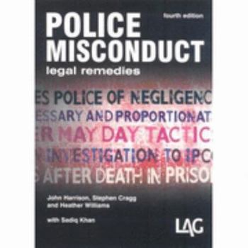 Paperback Police Misconduct: Legal Remedies Book