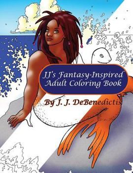 Paperback JJ's Fantasy-Inspired Adult Coloring Book