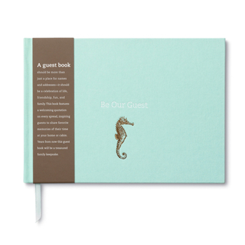 Hardcover Be Our Guest: A Guest Book