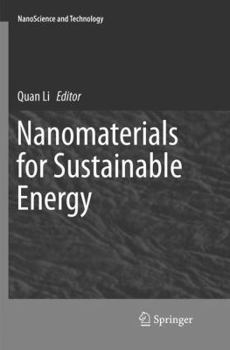 Paperback Nanomaterials for Sustainable Energy Book