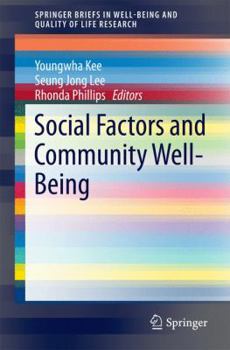 Paperback Social Factors and Community Well-Being Book
