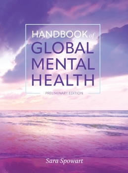 Hardcover Handbook of Global Mental Health Book