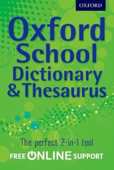 Paperback Oxford Combined Dictionary/Thesaurus 2012 Book