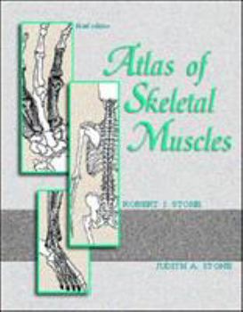 Hardcover Atlas of Skeletal Muscles Book