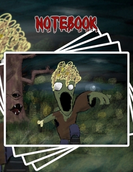 Notebook: Zombody Is Coming to Get You! - College Ruled, Lined, Large Notebook