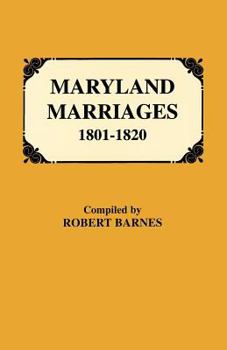 Paperback Maryland Marriages 1801-1820 Book