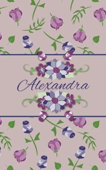 Paperback Alexandra: Small Personalized Journal for Women and Girls Book