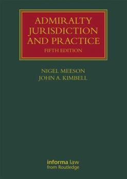 Hardcover Admiralty Jurisdiction and Practice Book