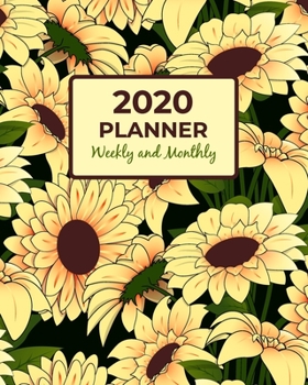 Paperback 2020 Planner Weekly and Monthly: Calendar View Organizer Agenda With Inspirational Motivational Positive Affirmation Quotes / Jan 2020 to Dec 2020 / P Book