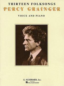 Hardcover Thirteen Folksongs: Voice and Piano Book