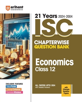 Paperback ISC Chapterwise Economics 12th Book
