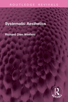 Paperback Systematic Aesthetics Book