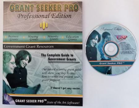 Hardcover Grant Seeker Pro: Professional Edition: Government Grant Locating Tools on CD-ROM Book