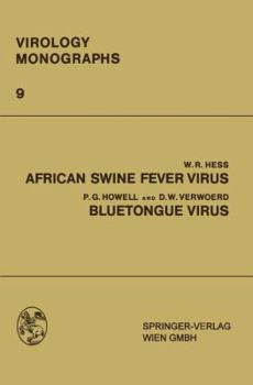 Paperback African Swine Fever Virus: Bluetongue Virus Book