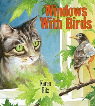 Hardcover Windows with Birds Book