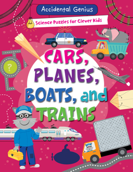 Library Binding Cars, Planes, Boats, and Trains Book