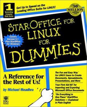 Paperback Staroffice for Linux for Dummies Book