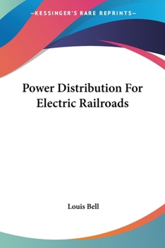 Paperback Power Distribution For Electric Railroads Book