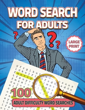 Paperback Word Search for Adults Large Print Book