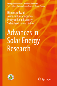 Hardcover Advances in Solar Energy Research Book
