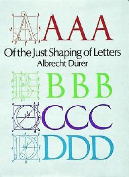 Paperback Of the Just Shaping of Letters Book
