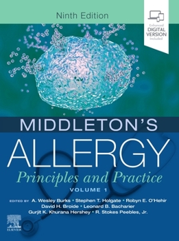 Hardcover Middleton's Allergy Volume 1: Principles and Practice (Middletons Allergy Principles and Practice) Book