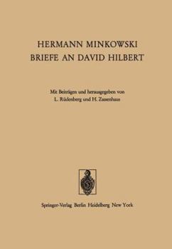 Paperback Hermann Minkowski Briefe an David Hilbert [German] Book