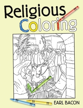 Paperback Religious Coloring Book