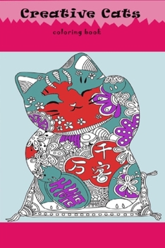 Paperback Creative Cats: Amagazine coloring book for cat size 6x9 Book