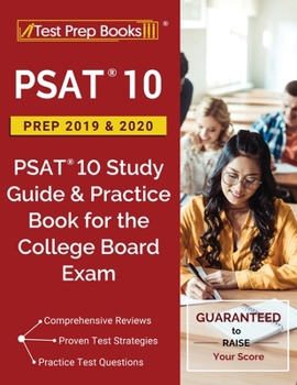 Paperback PSAT 10 Prep 2019 & 2020: PSAT 10 Study Guide & Practice Book for the College Board Exam Book