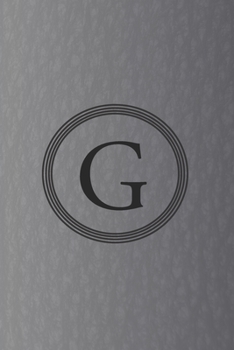 Paperback G: Initial Monogram Letter G College Ruled Notebook. Personalized Medium Lined Journal & Diary for Writing & Note Taking Book