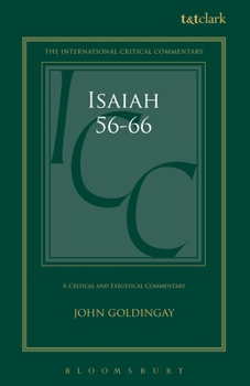 Paperback Isaiah 56-66 (ICC): A Critical and Exegetical Commentary Book