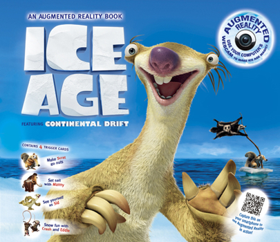 Hardcover Ice Age: Continental Drift: An Augmented Reality Book [With 4 Trigger Cards] Book