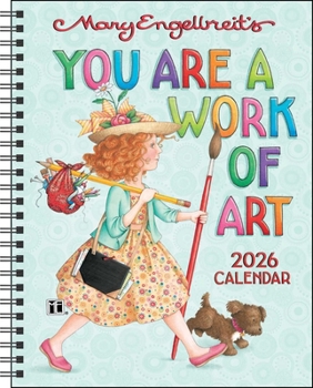 Home Mary Engelbreit's You Are a Work of Art 2026 Monthly/Weekly Planner Calendar Book