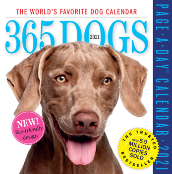 Calendar 365 Dogs Page-A-Day Calendar 2021 Book