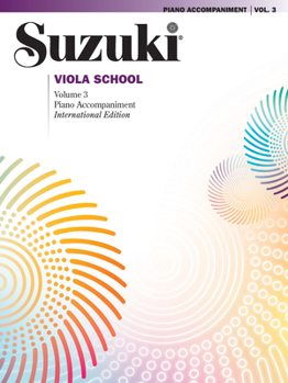 Paperback Suzuki Viola School, Vol 3: Piano Acc. Book