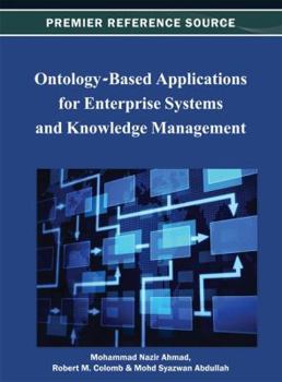 Hardcover Ontology-Based Applications for Enterprise Systems and Knowledge Management Book