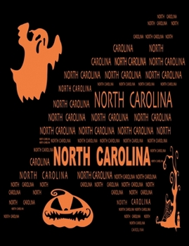 Paperback North Carolina: Unruled Blank Sketch Notebook 7.44" x 9.69" 100 pages 50 sheets Book