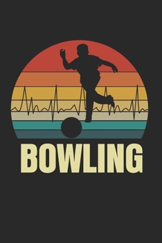 Paperback Bowling: Notebook/Colouring book/Organizer/DiaryBlank pages/6x9 inch Book