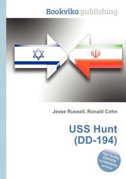 Paperback USS Hunt (DD-194) Book