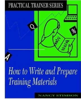 Paperback Ht Write & Prepare Tra -Op/032 (Practical Trainer Series) Book