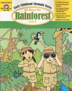 Paperback All about the Rainforest: Prek-K Book