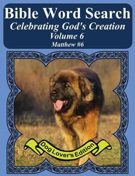 Paperback Bible Word Search Celebrating God's Creation Volume 6: Matthew #6 Extra Large Print Book