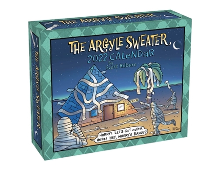 Calendar The Argyle Sweater 2022 Day-To-Day Calendar Book
