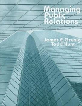 Hardcover Managing Public Relations CL Book