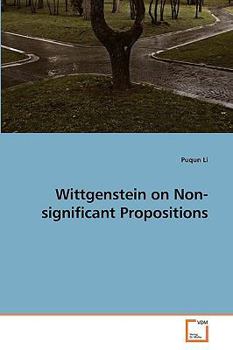 Paperback Wittgenstein on Non-significant Propositions Book